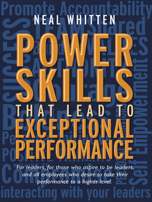 Power Skills That Lead to Exceptional Performance - ebook